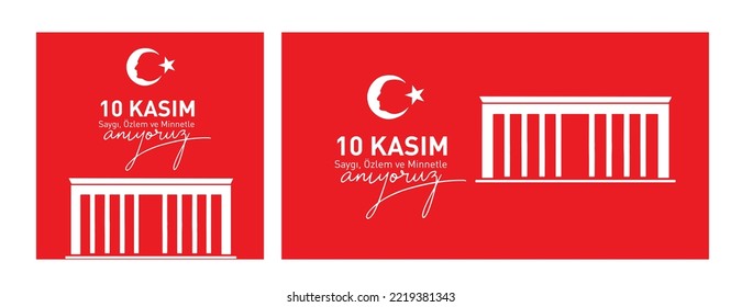 10 KASIM Saygı, özlem ve minnetle anıyoruz.
translation: November 10, we commemorate our ancestor with respect and longin