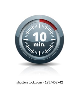 10 Minutes Time button illustration