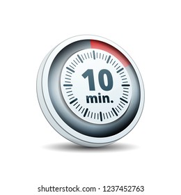 10 Minutes Time button illustration