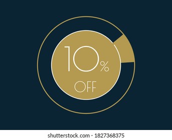 Banner 10% OFF, oferta de descuento del 10%