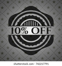 10% Off dark badge