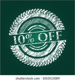  10% Off on blackboard