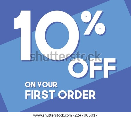 10% off on your first order