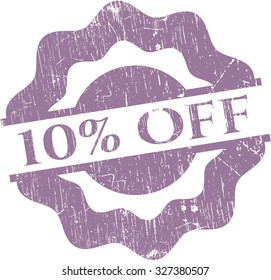 10% Sello de goma