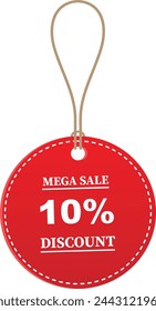10% OFF Sale tag. 10% Discount Offer.
Discount Promotion. Big sale collection for
banners, labels, posters. Discount offer
price. Vector illustration. Special offer 10%
off label or price tag.