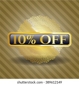 10% de botón brillante