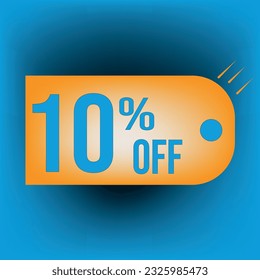 10% off yellow blue discount