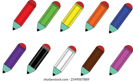 10 pencil drawing color design