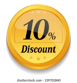 10 percent discount coin