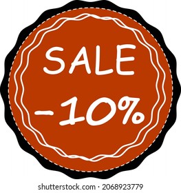 10 percent discount ten percent discount black friday sale white letter red and black background