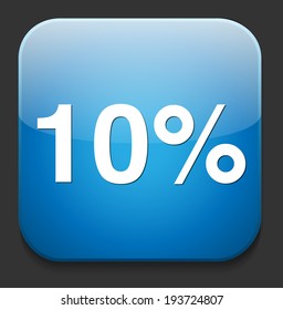 10 percent icon