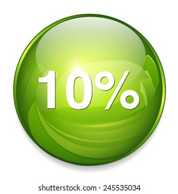 10 percent icon