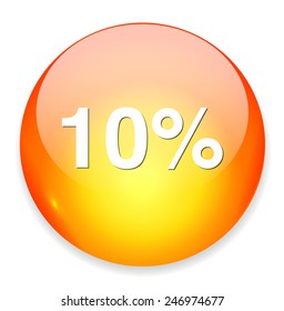 10 percent icon
