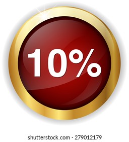 10 percent icon