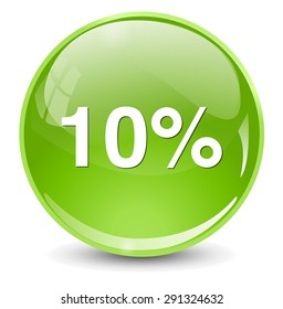 10 percent icon