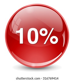 10 percent icon