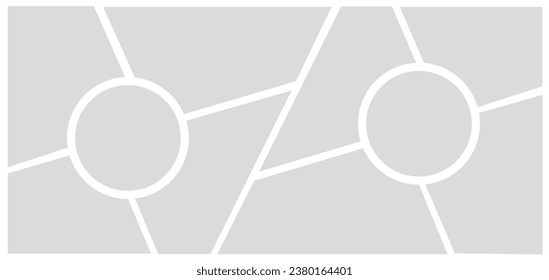 10 photo collage template. vector illustration, new collections