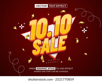 10 10 Venta de texto editable, efecto de fuente, texto 3D para el título