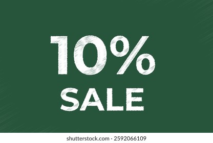 10% sale inscription with chalk on a school board
Vector school blackboard chalk inscription 
September 1st, back to school