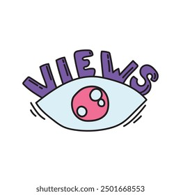 10. Social Media Doodle _ Views