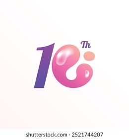 10 Th Anniversary Celebration Number Vector Design Collection