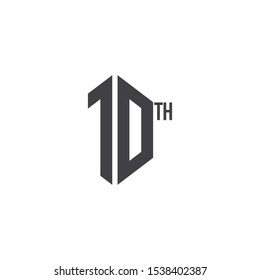 10 th Anniversary Celebrations Vector Template Design Illustration