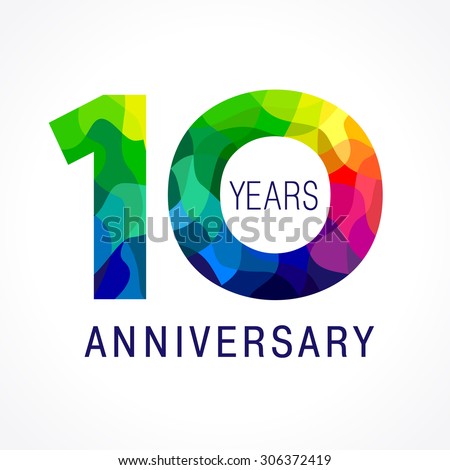 10 th anniversary numbers. 10s years old logotype. Bright congrats. Isolated abstract graphic design template. Creative 1, 0 3D digits. Up to 10% -10% percent off discount sign. Congratulation concept
