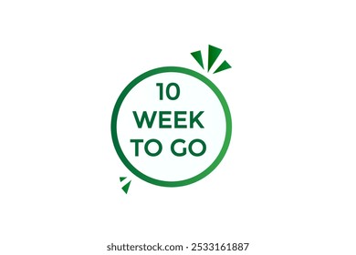 10 semanas para ir, icono, stile, temporizador, cuenta regresiva, reloj, tiempo, fondo, Plantilla, 10 semanas para ir cuenta regresiva, etiqueta, Anuncio izquierdo, negocio, venta, Botón de la etiqueta
