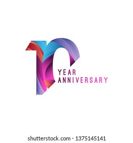 10 YEAR ANNIVERSARY LOGO TEMPLATE