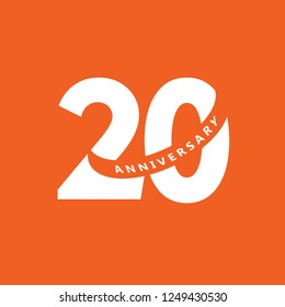10 Year Anniversary Vector Template Design Illustration.