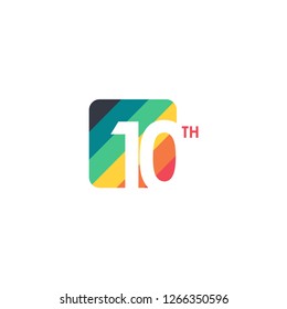 10 Year Anniversary Vector Template Design Stock Vector (royalty Free 