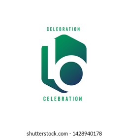 10 year anniversary vector template. Design for your celebration. Design for advertising, poster, banner or print.
