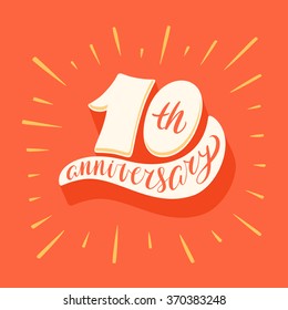 10 years anniversary.