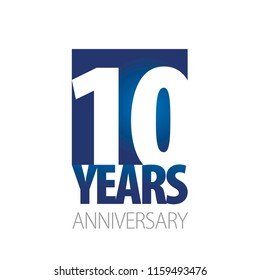 10 Year Company Anniversary Images, Stock Photos & Vectors 