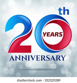 10 years anniversary  with bokeh lights in background.-vector illustration
