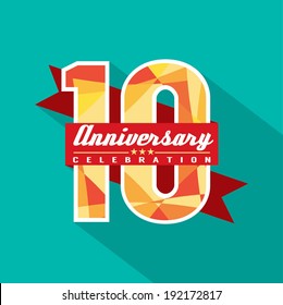 10 Years Anniversary Celebration Design