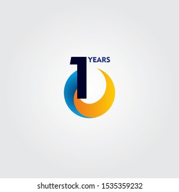 10 Years Anniversary Celebration Vector Template Design Illustration
