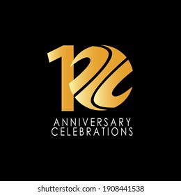 10 Years Anniversary Celebration Vector Template Design Illustration