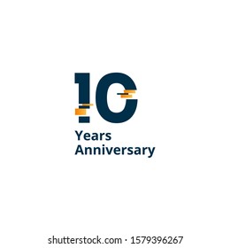 10 Years anniversary design template