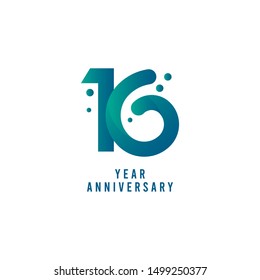 10 Years Anniversary Vector Template Design Illustration