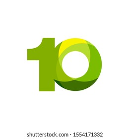 10 Years Anniversary Vector Template Design Illustration