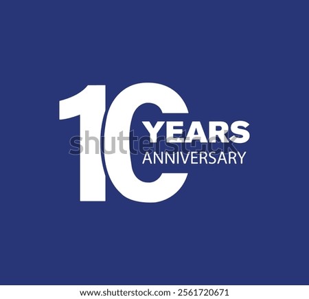 10 years Anniversery Design.eps File