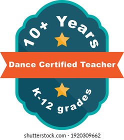 10 Jahre Tanzaufkleber