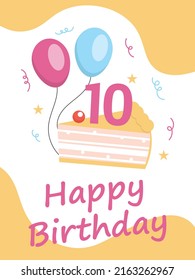 301 10th birthday cake Images, Stock Photos & Vectors | Shutterstock