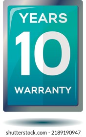  10 Years Warranty Blue Card