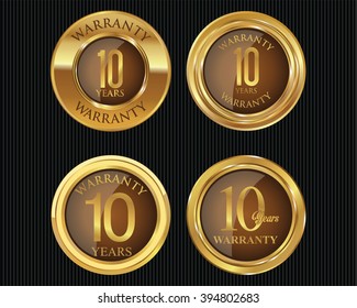 10 years warranty golden labels collection