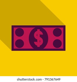 100, 50 Dollar Banknotes. Bill one hundred, fifty dollars. Suitable for discount cards, leaflet, coupon, flyer, vouchers. Vector, flat style. American president Franklin, Grant. Horizontal.