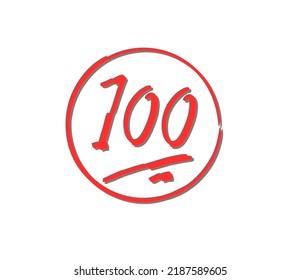 100 abstract flat design vector sign emoticon