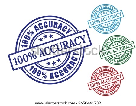 100% Accuracy Guarantee Certified Precision Rubber Stamps