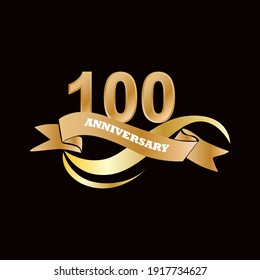 100 Anniversary celebration template vector design illustration